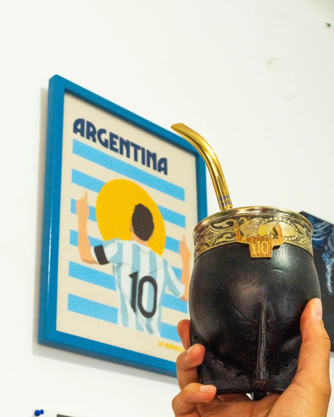 Mate Imperial con Placa de Bronce Messi