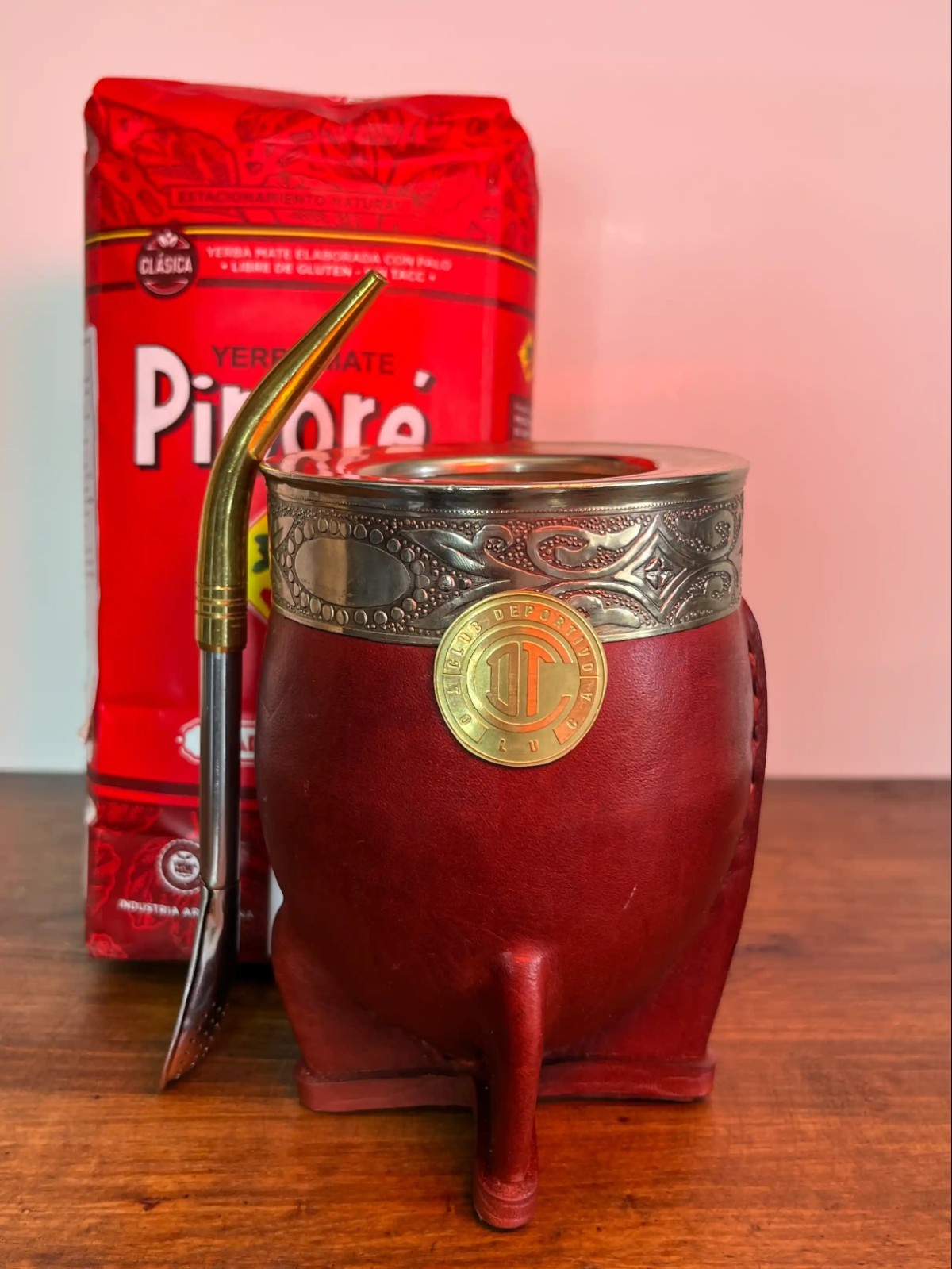 Mate Imperial con Placa de Bronce Deportivo Toluca