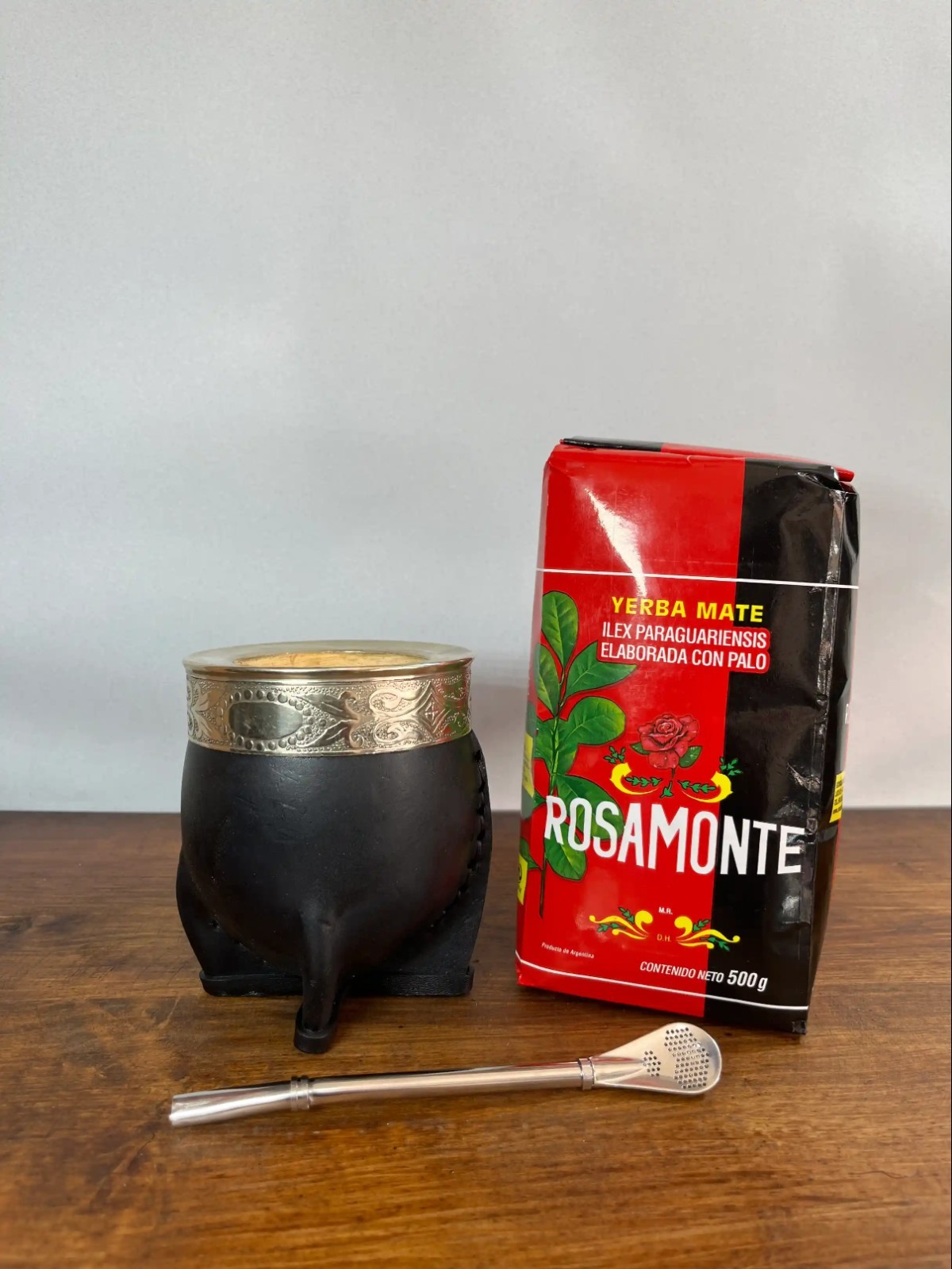 Kit Mate Imperial + Bombilla Acero + Yerba