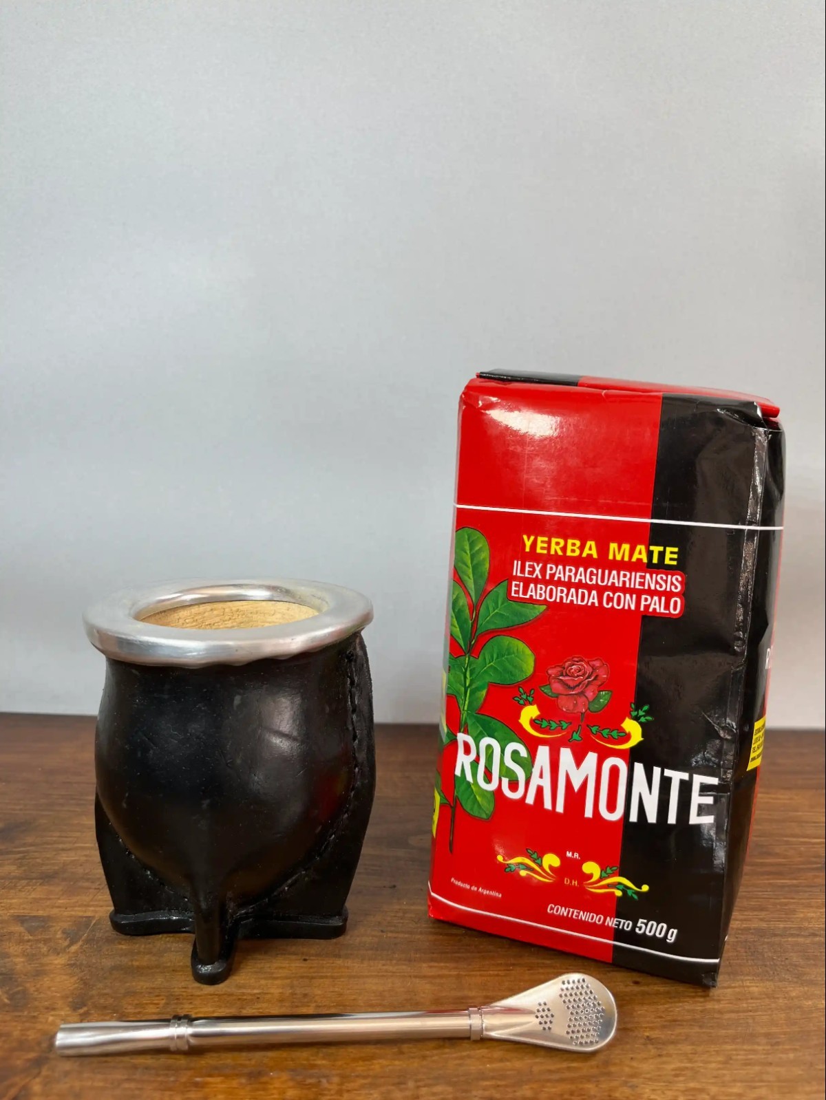 Kit Mate Camionero + Bombilla Acero + Yerba
