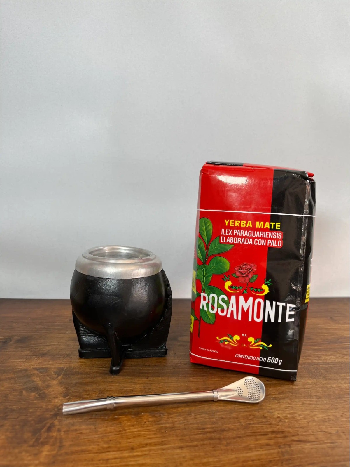 Kit Mate Torpedo + Bombilla Acero + Yerba