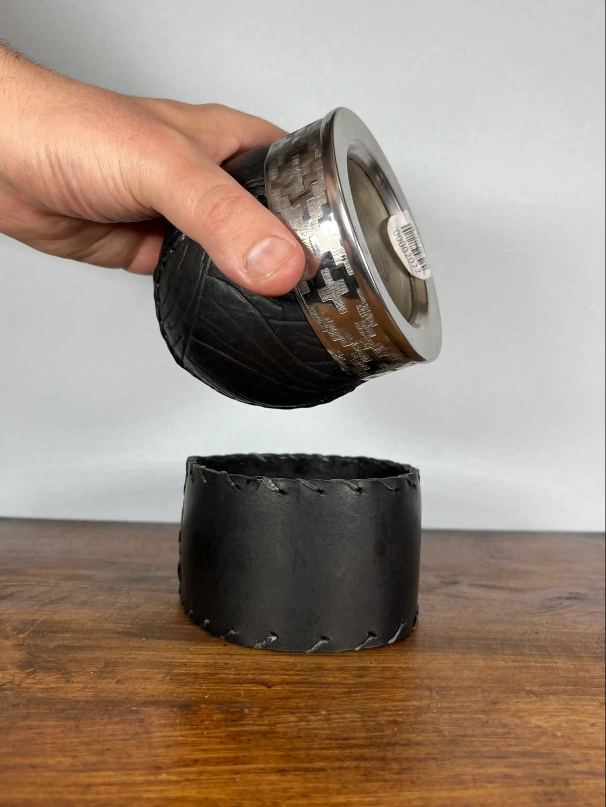 Mate Imperial interior Acero con base de Cuero