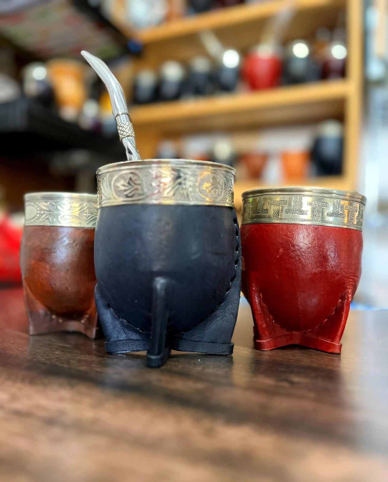Imagen de Mate Imperial Cuero Vacuno