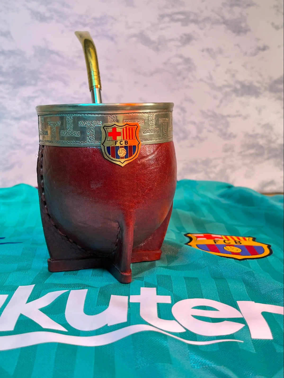 Mate Imperial con Placa de Bronce Barcelona